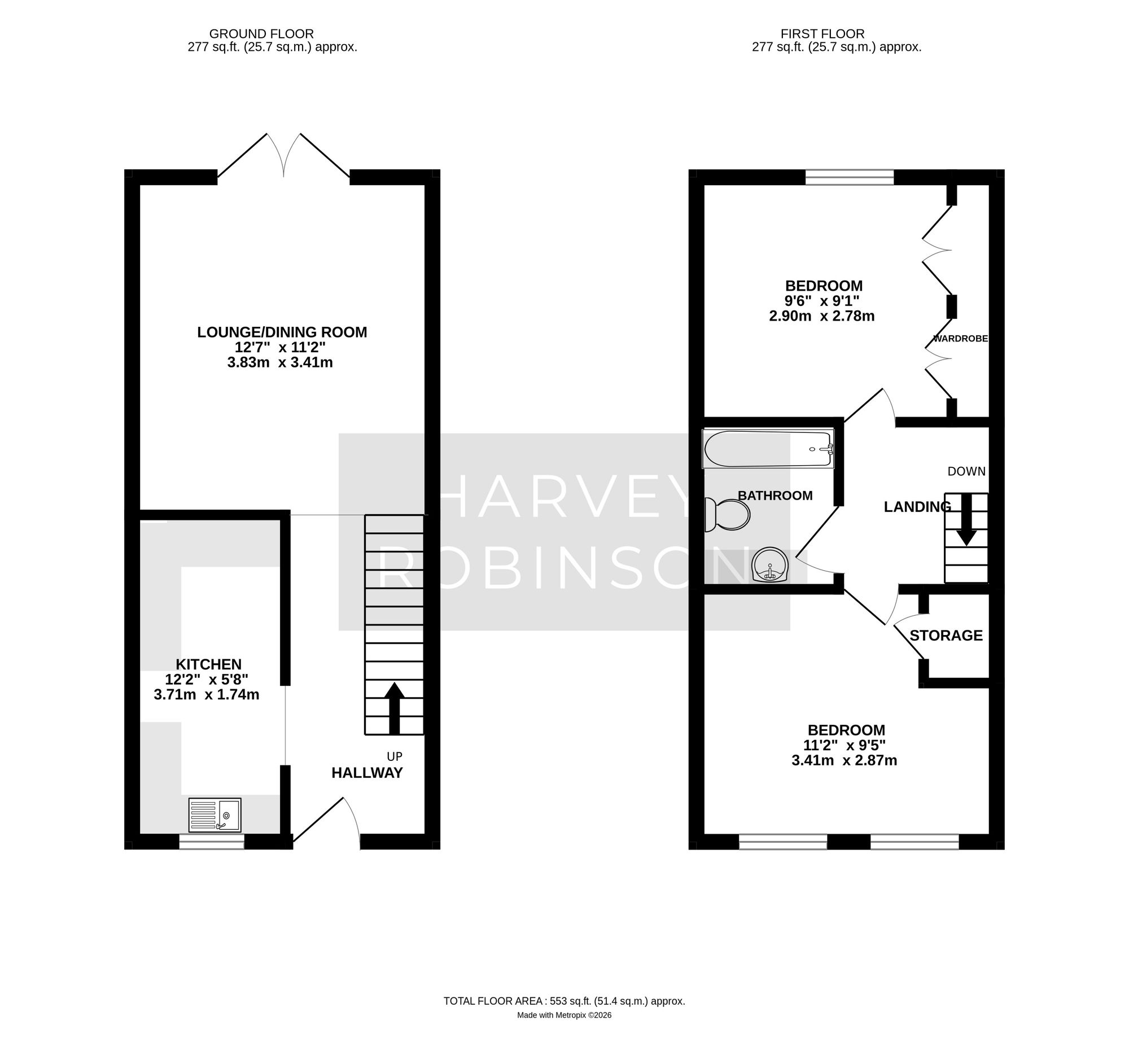 19 Tennyson Avenue, Biggleswade floorplan
