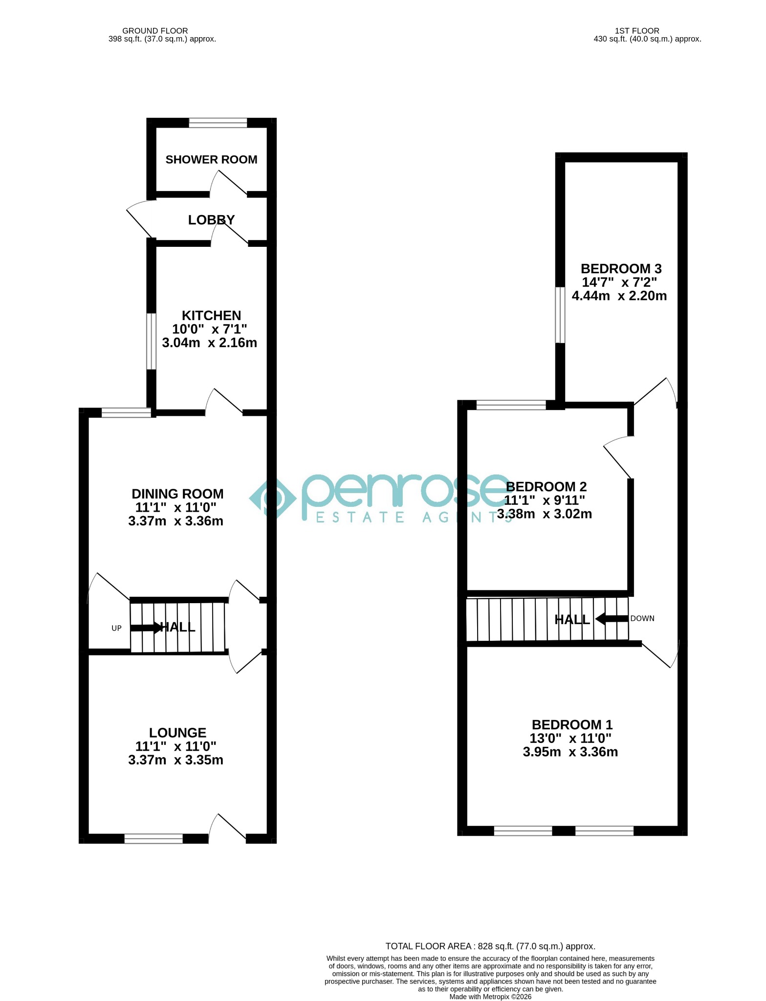 38 Clifton Road, Luton, Bedfordshire floorplan