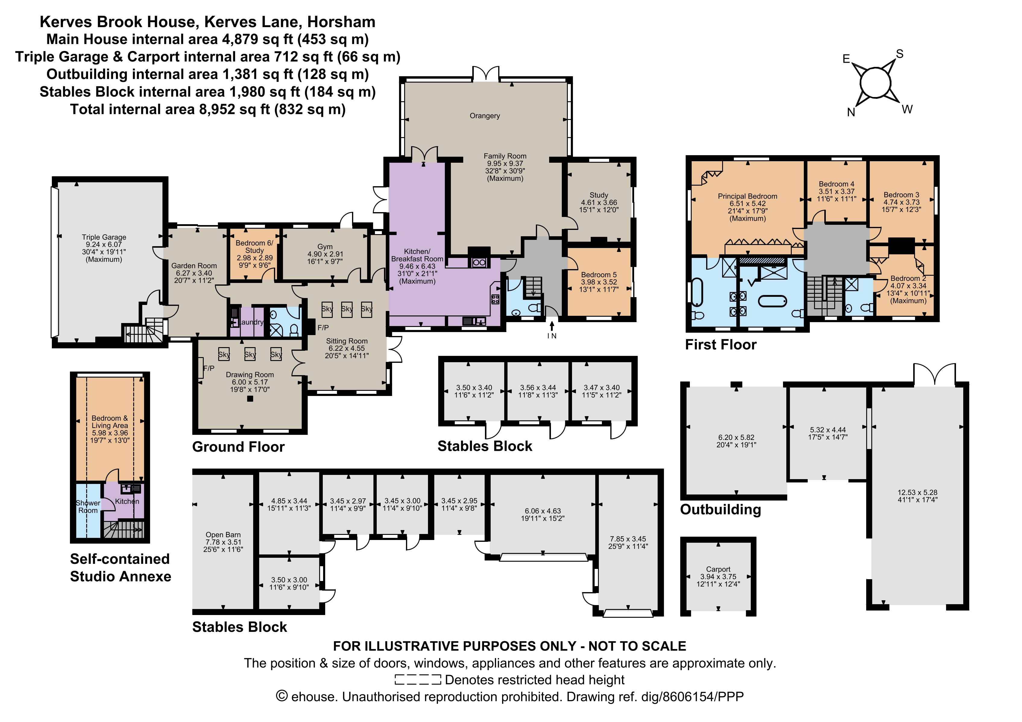 Kerves Brook House,, Kerves Lane, West Sussex floorplan