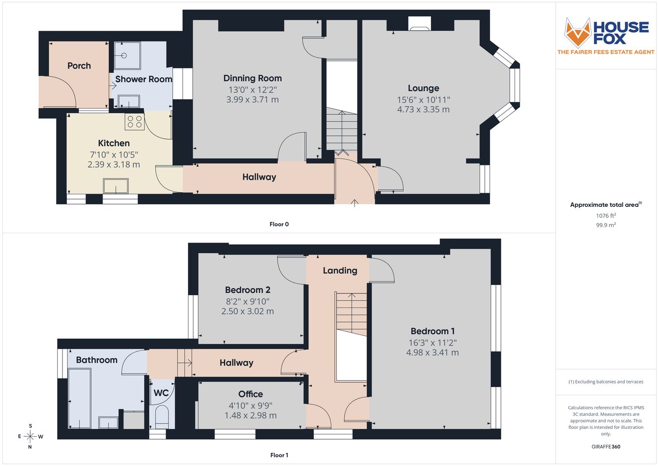 56, George Street, Weston-Super-Mare floorplan