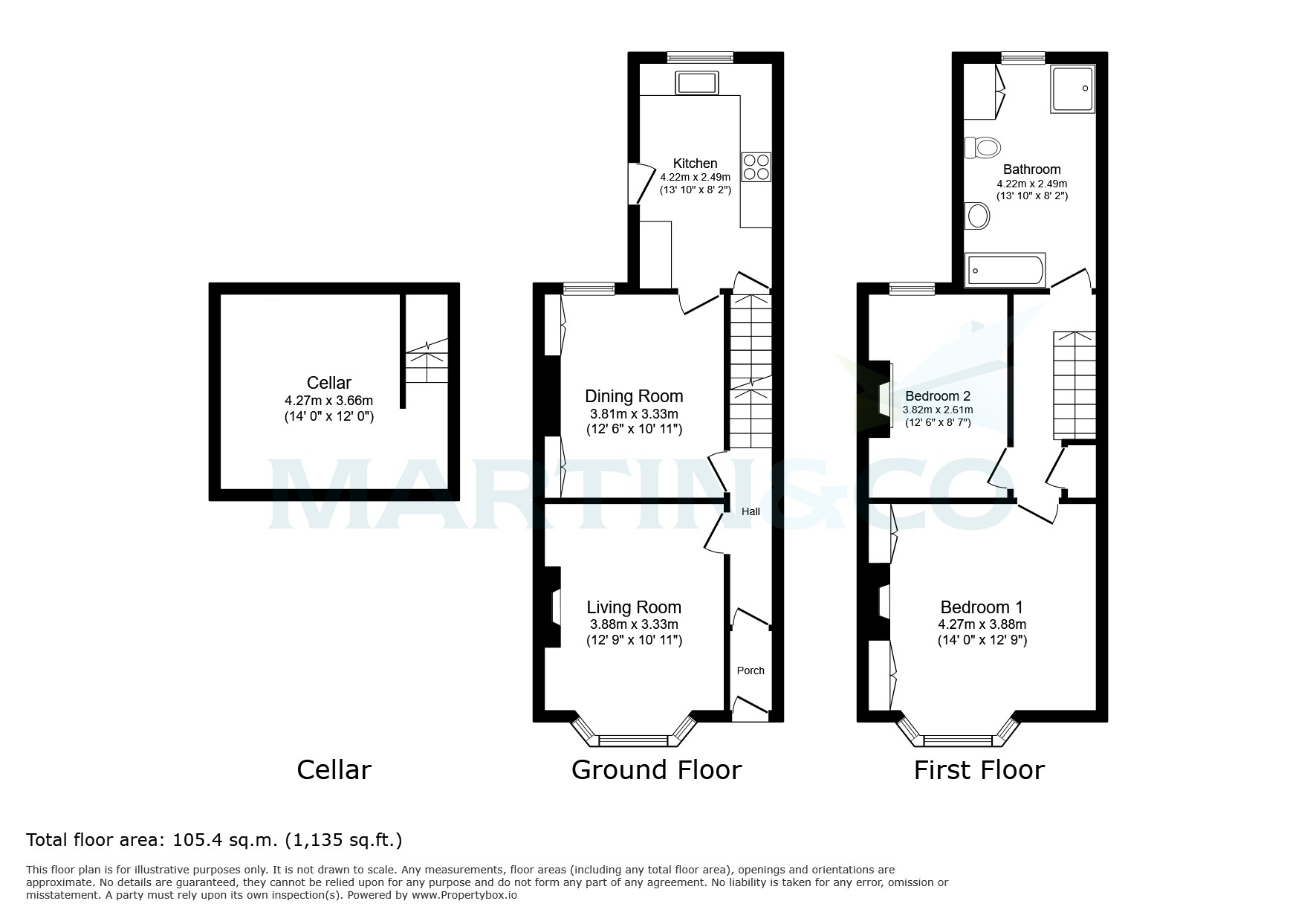 24, Brunswick Street, Bath floorplan