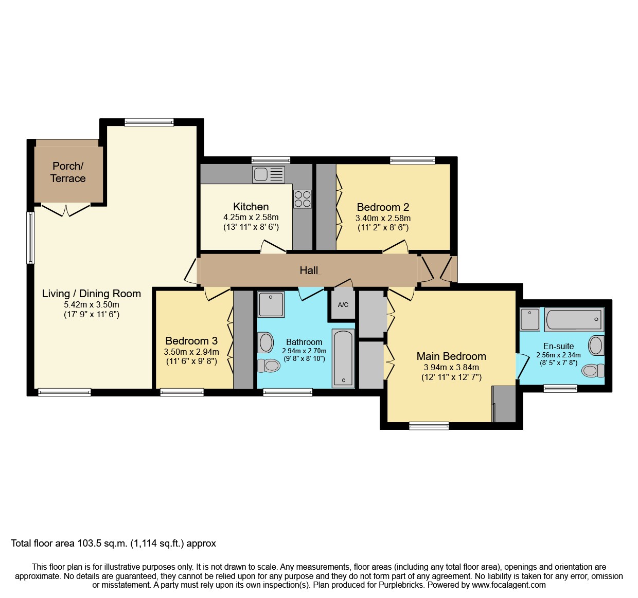 7, Bennetts Mill Close, Woodhall Spa floorplan