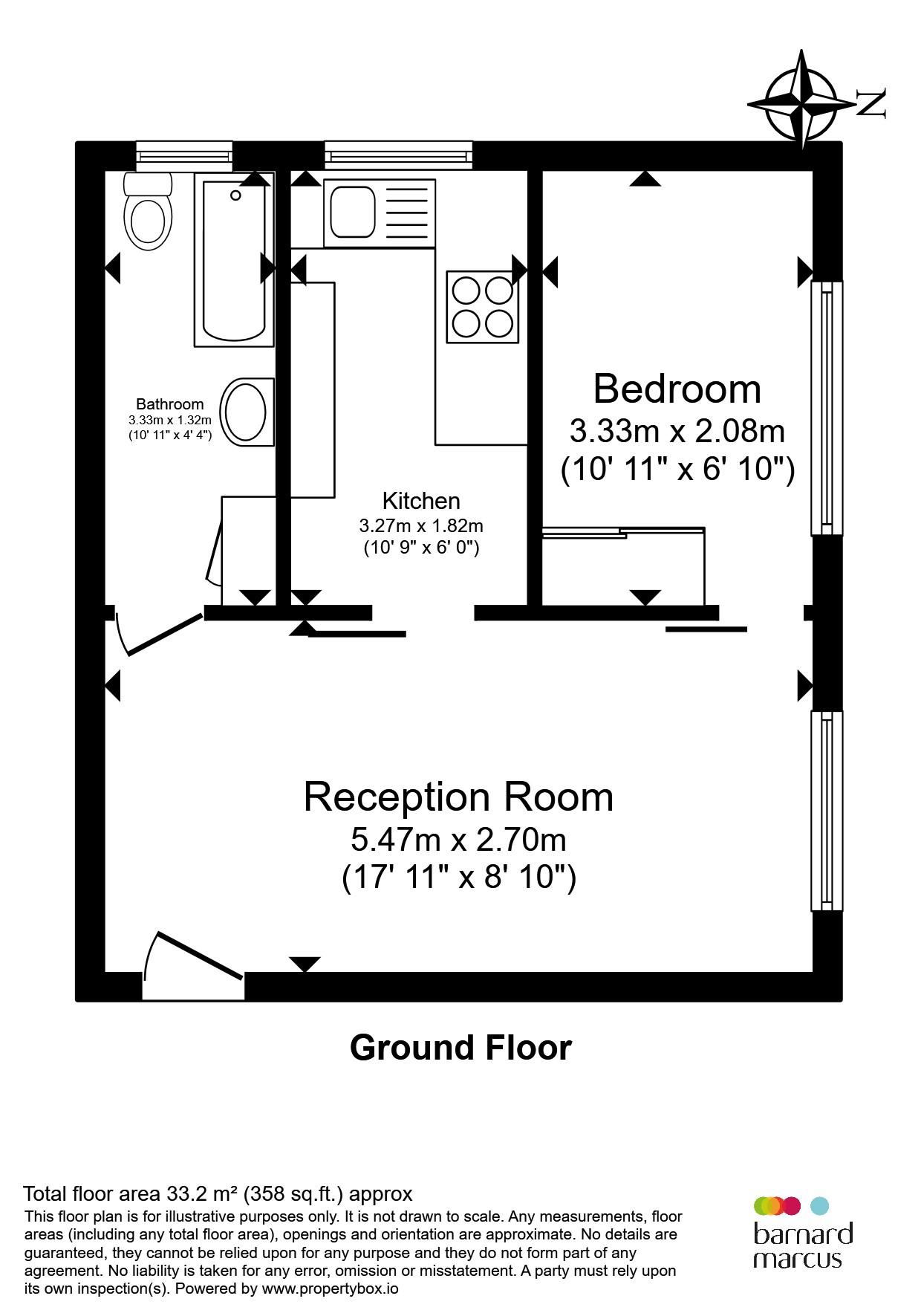 8, Fairfield Close, London floorplan