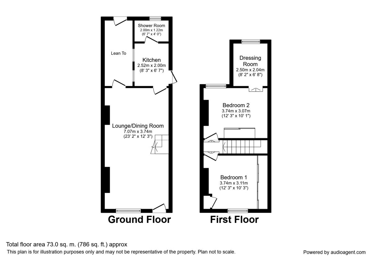2 Bedrooms Terraced house to rent in Ada Road, Canterbury CT1