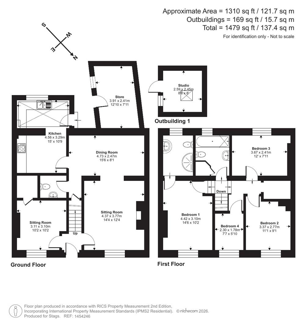 Hammonds House, Castle Street, Ilfracombe floorplan