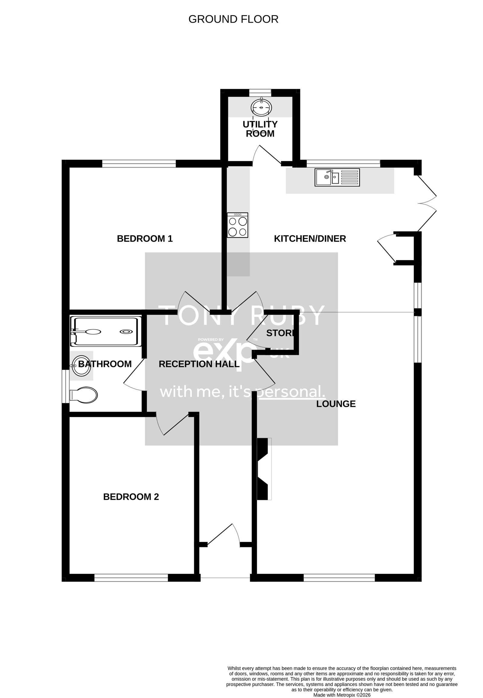 26, Lodge Way, Grantham floorplan