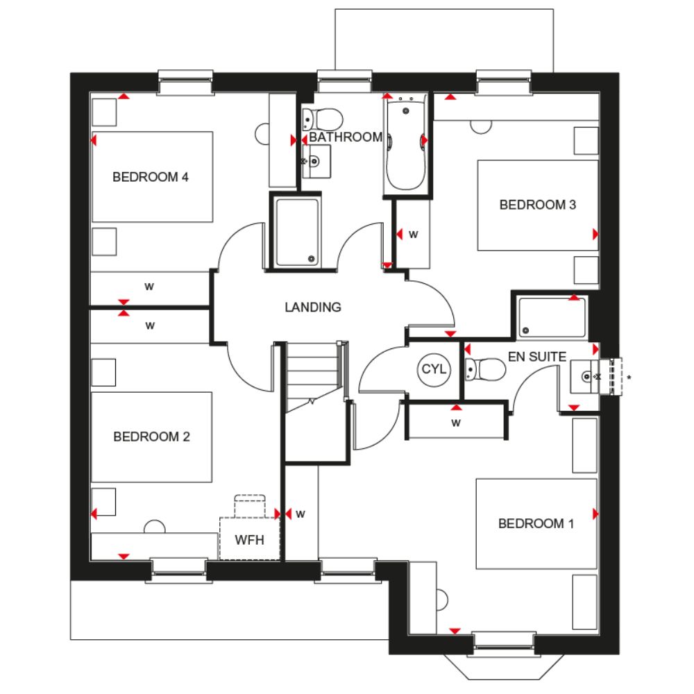 H860663, Marley Way (Off Walton Road), Drakelow, Burton Upon Trent floorplan
