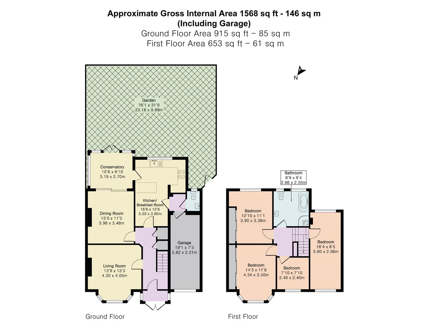 14, Lancaster Avenue, South Woodford floorplan