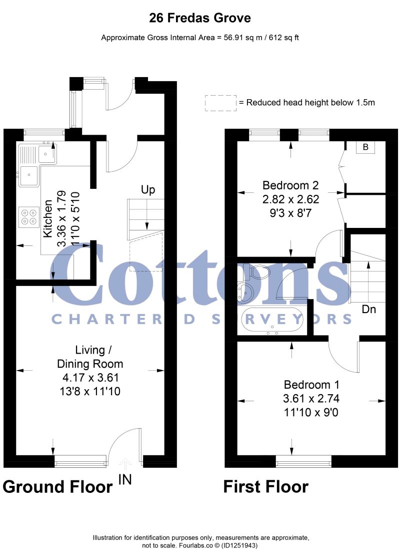 26, Fredas Grove, Birmingham floorplan