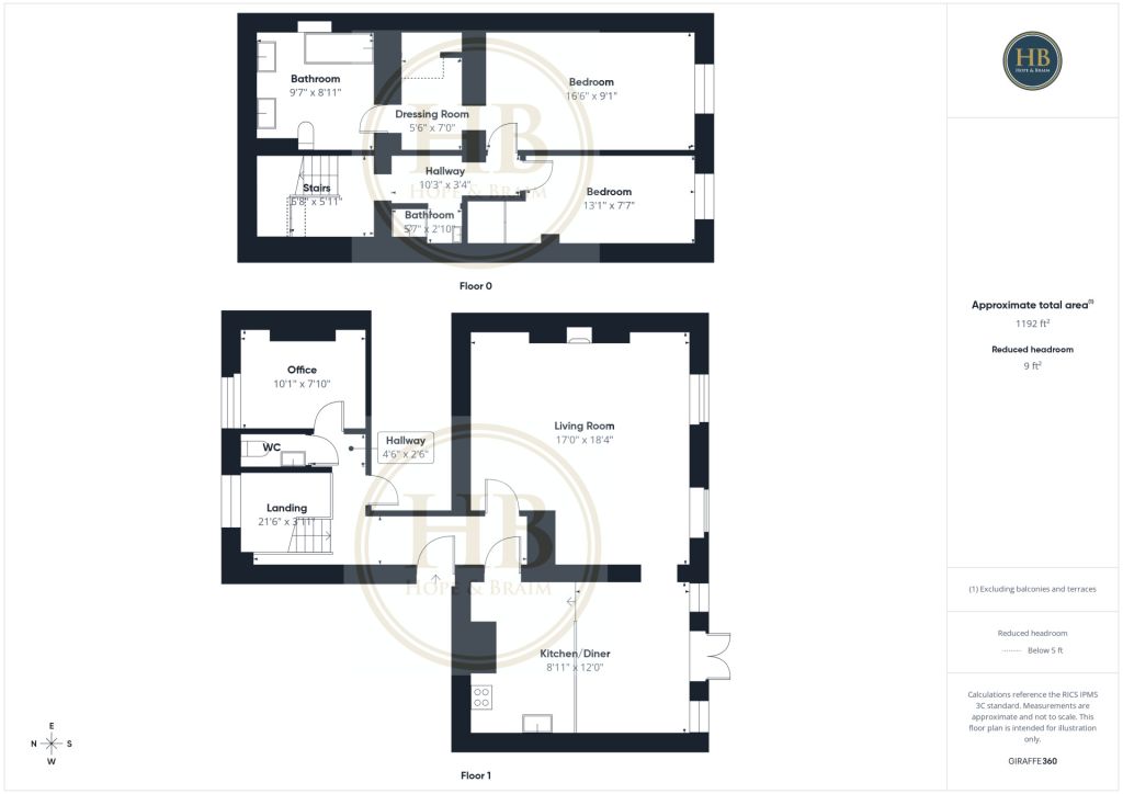 Flat 1, Low Stakesby House, Whitby floorplan