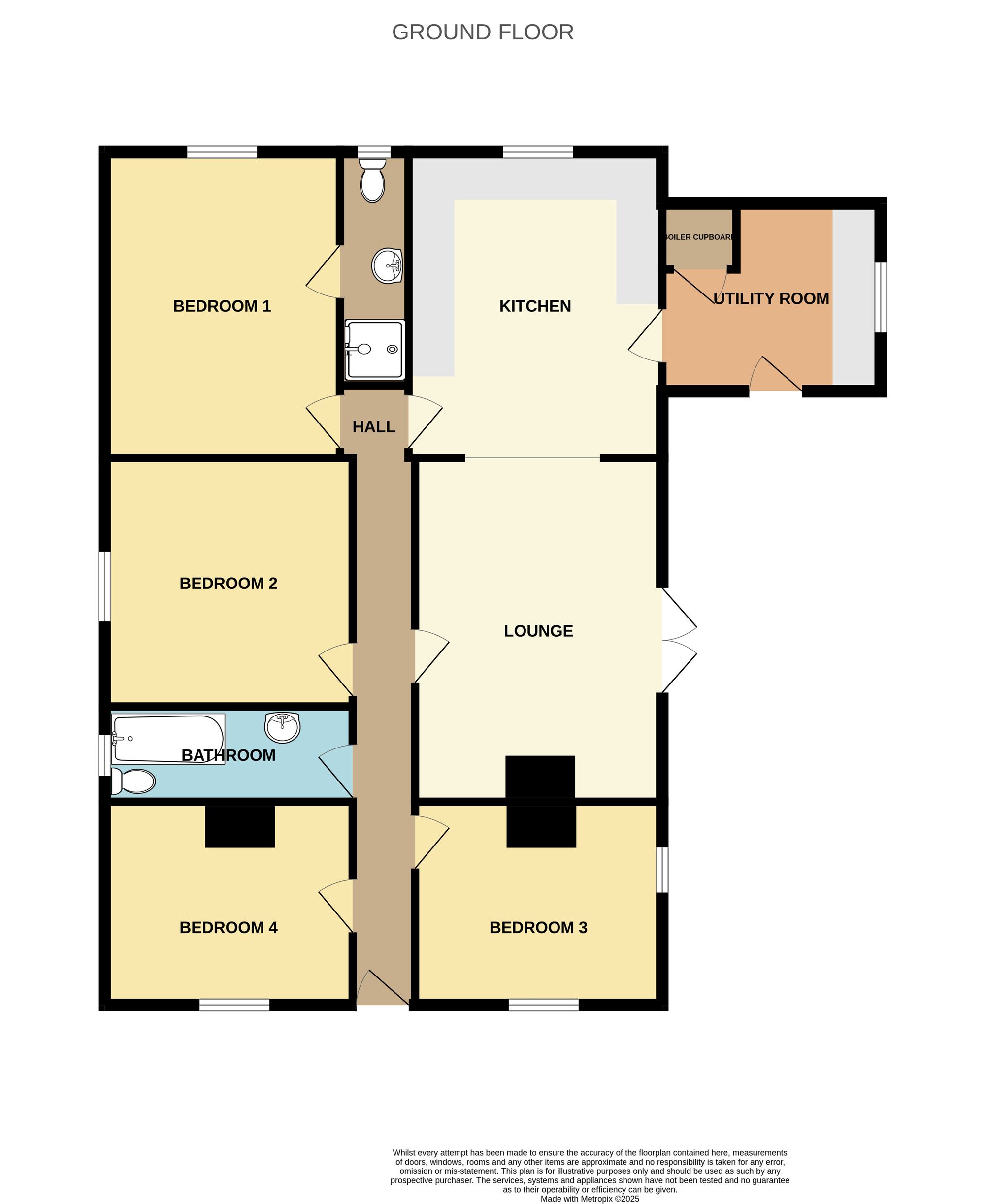 107 Leverington Common, Wisbech floorplan