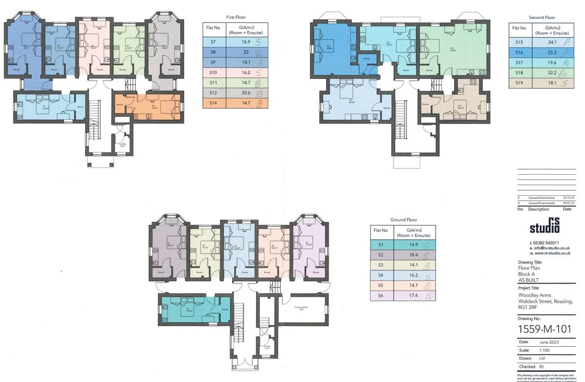 Block A, Charndon Close, Reading floorplan