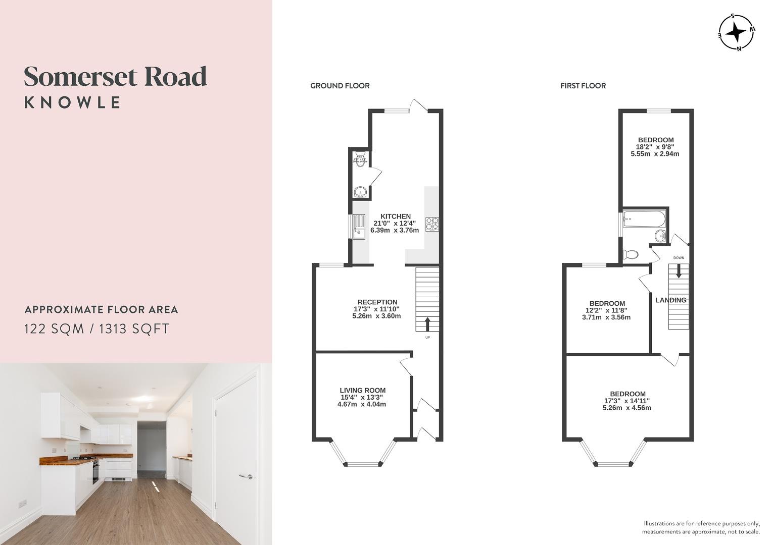 84, Somerset Road, Bristol floorplan