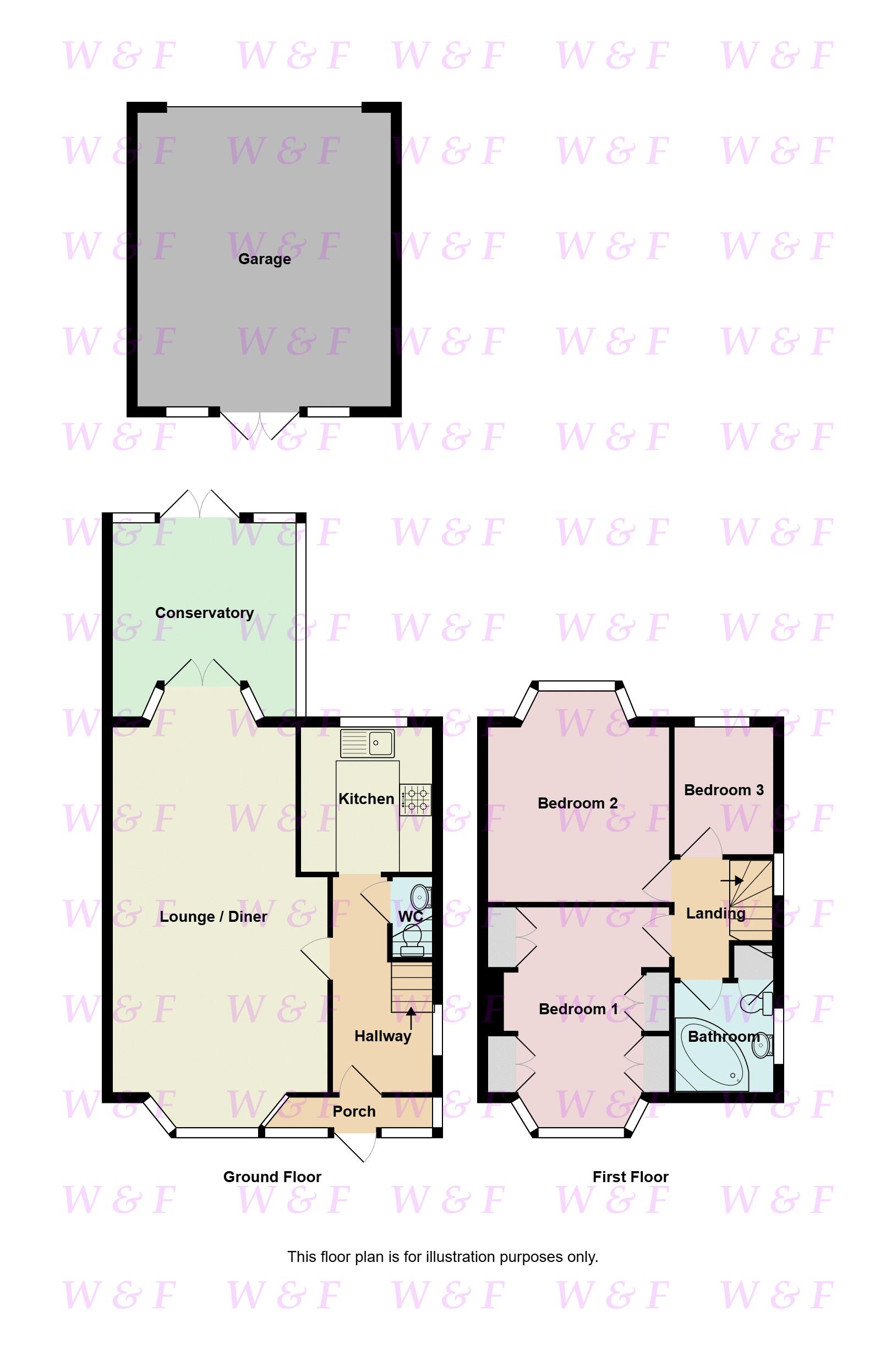 115, Knightwick Crescent, Birmingham floorplan