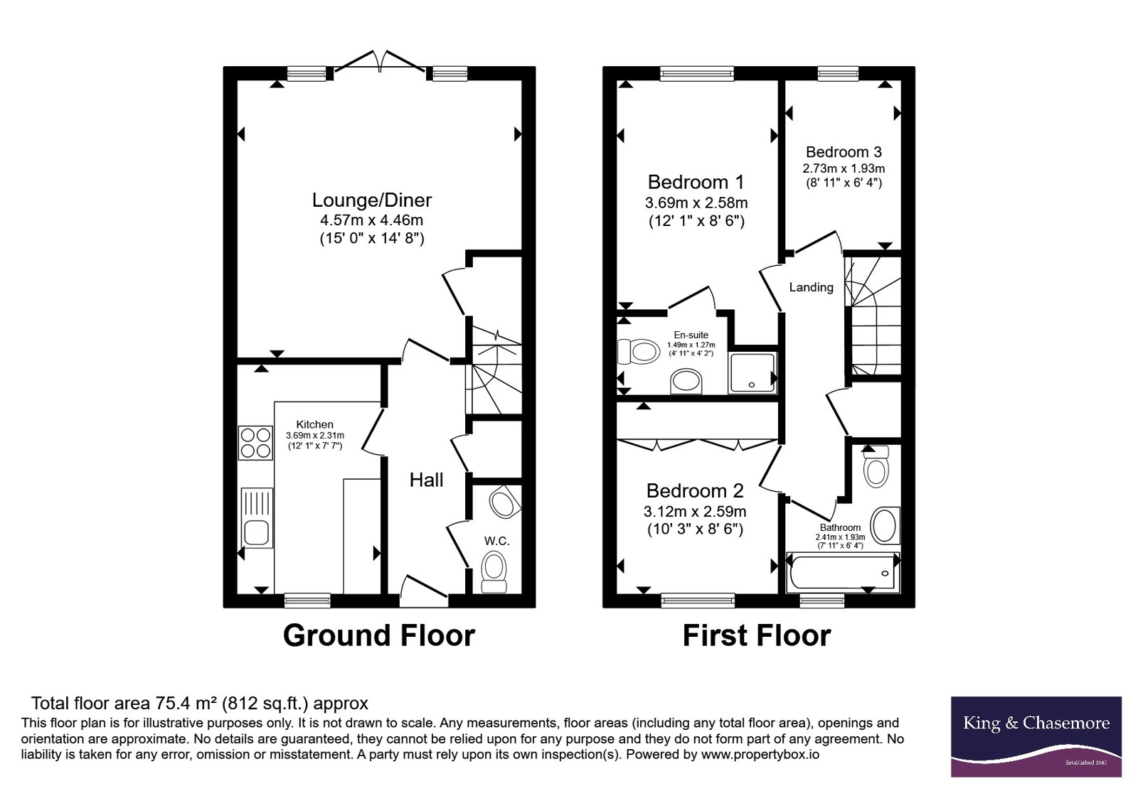 7, Witney Road, West Sussex floorplan