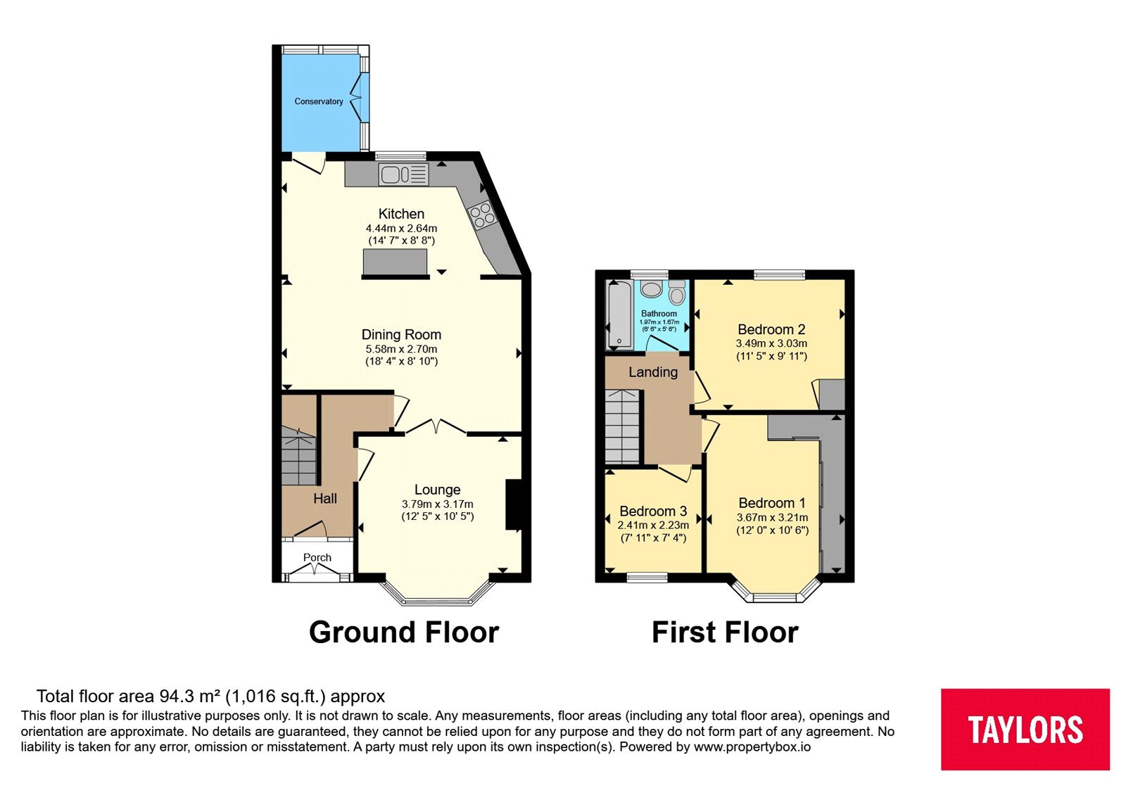 31, Champion Road, Gloucestershire floorplan