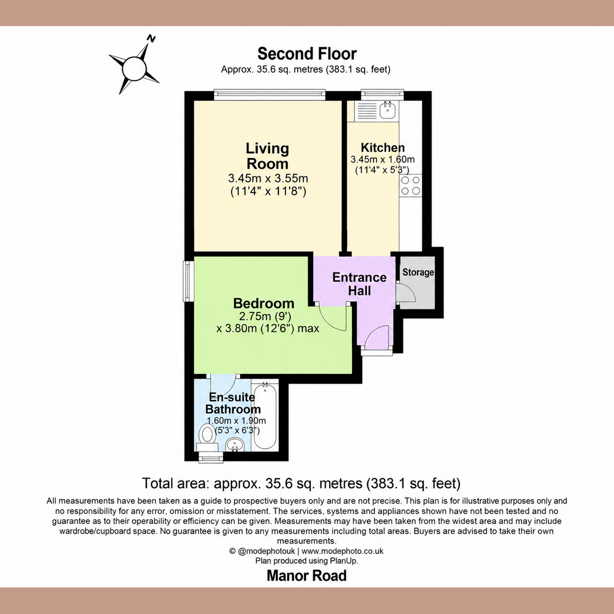 Flat Flat 6, 24, Manor Road, Westcliff-on-sea floorplan