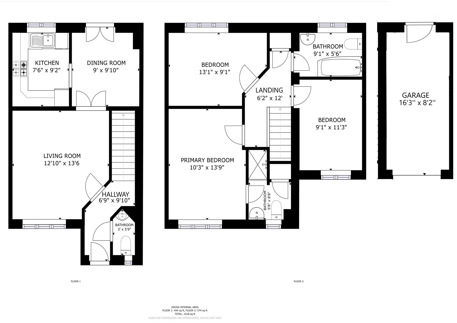 61, Windsor Drive, Pontyclun floorplan