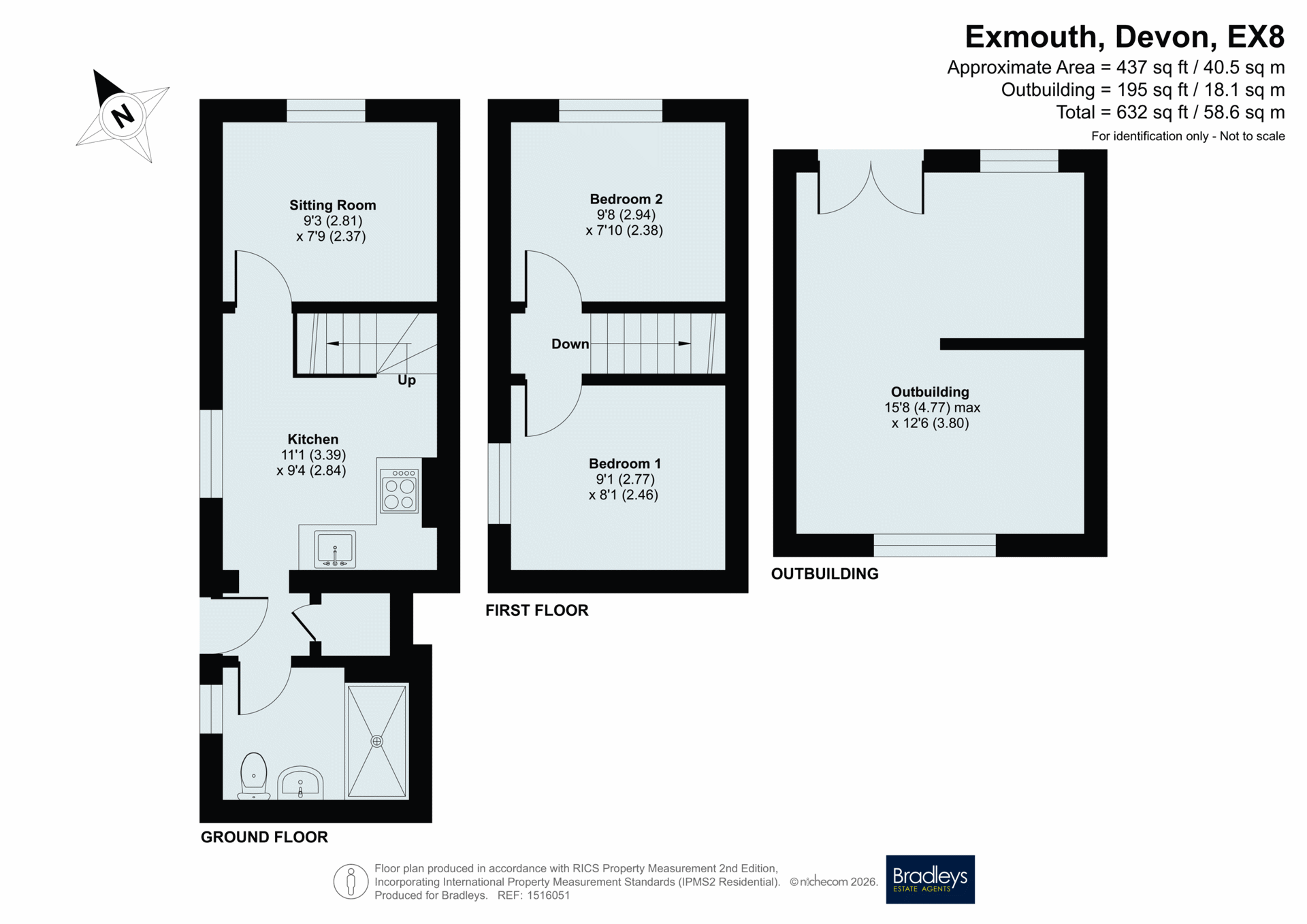 1 Haynes Cottages,, Lympstone, Devon floorplan