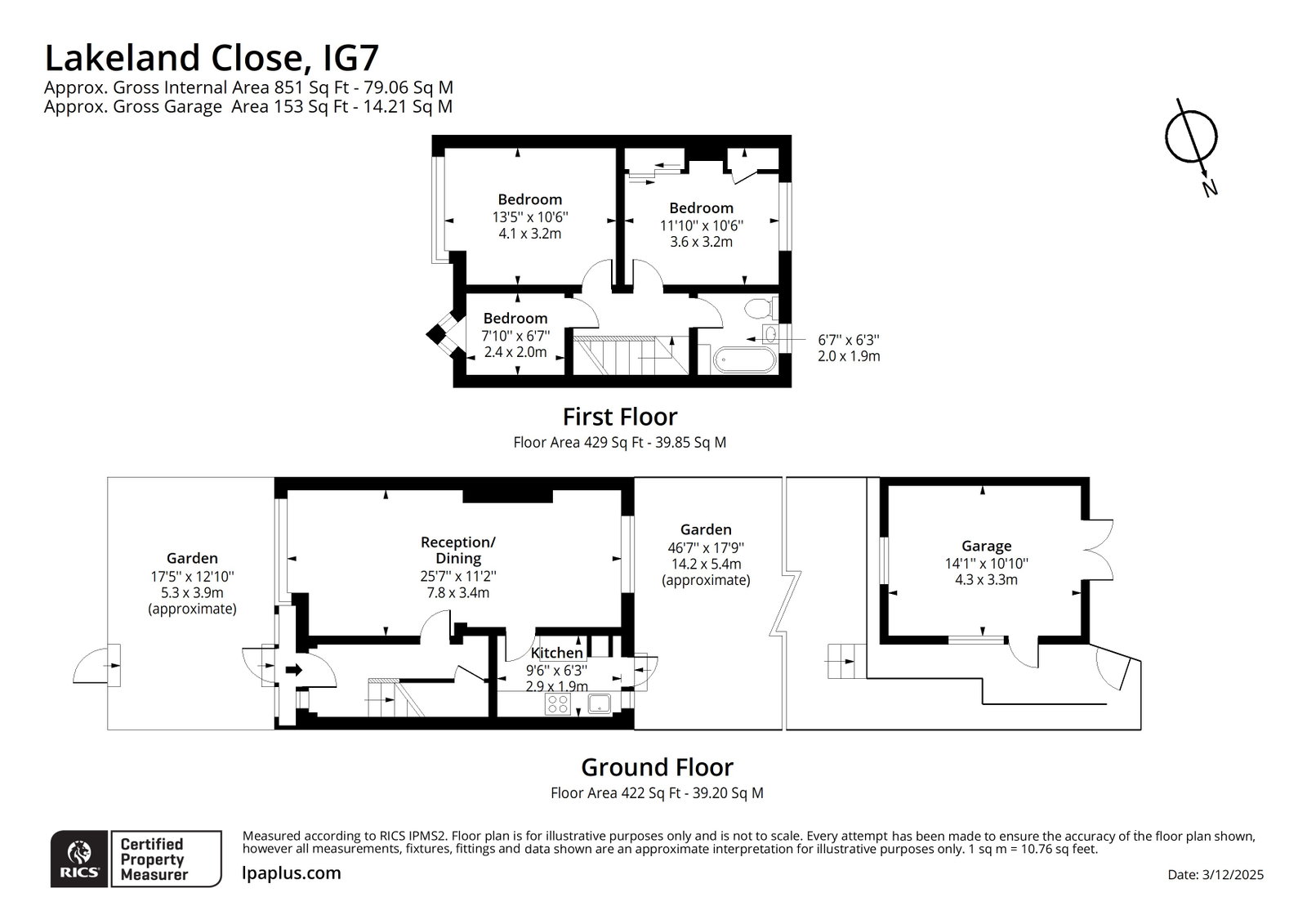 Lakeland Close, Chigwell floorplan