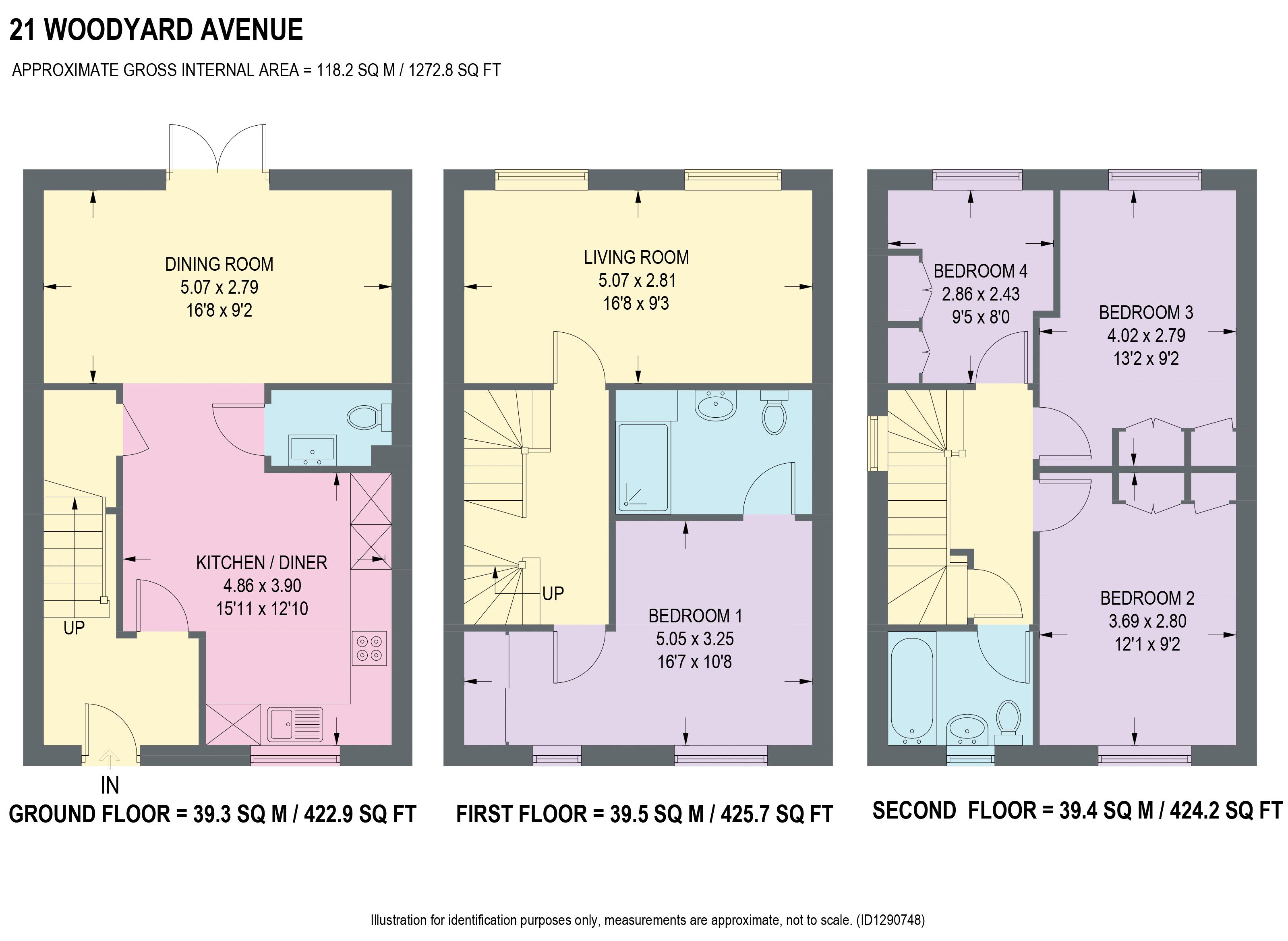21, Woodyard Avenue, Chesterfield floorplan