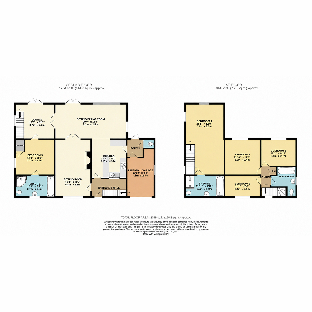 29, Manners Road, Balderton, Newark floorplan