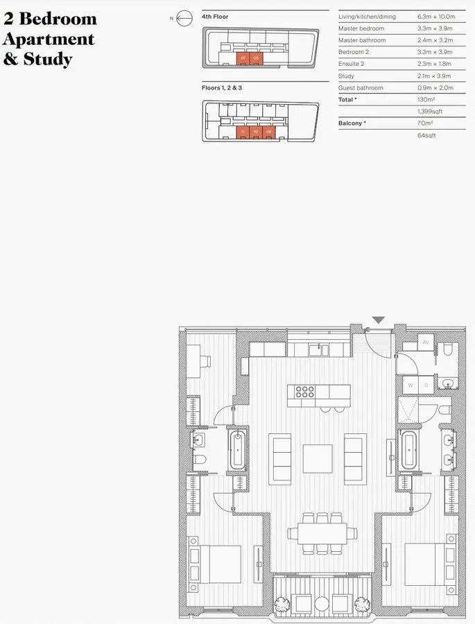 1, Moxon Street, London floorplan
