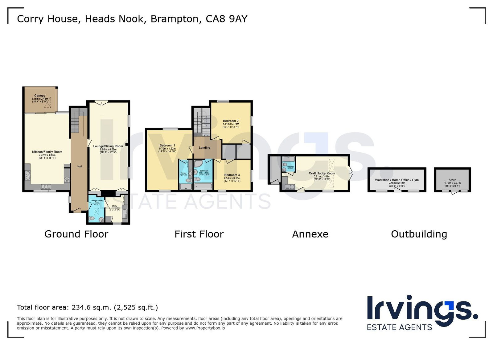 Corry House, Brampton floorplan