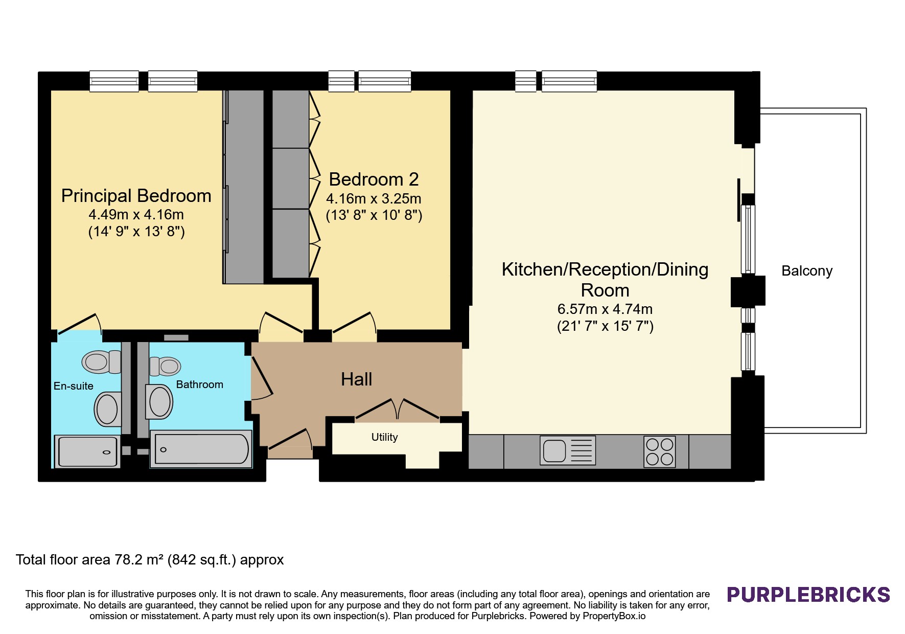 Flat 73, 102, Bollo Lane, London floorplan