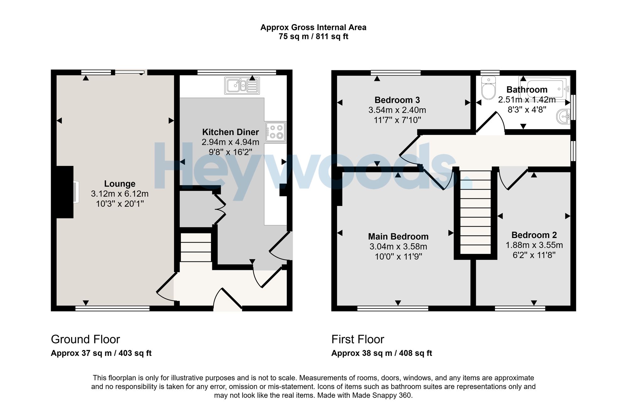 5 Cleveland Road, Newcastle floorplan