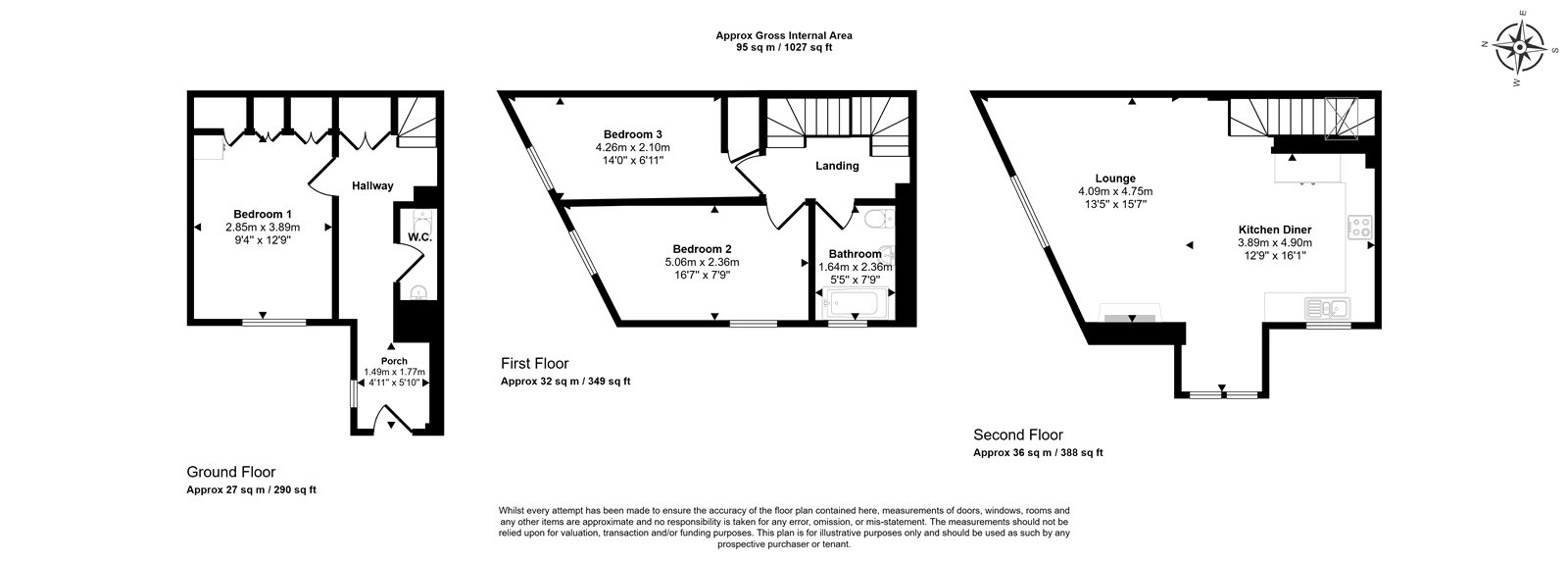 Gleaners, Mill Bank,, Coleshill Road, Birmingham floorplan