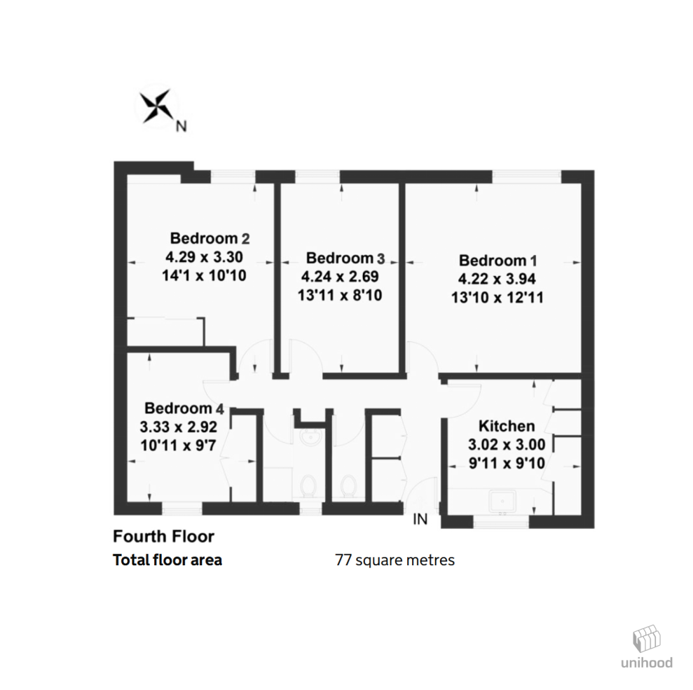 Hallfield Estate, London floorplan