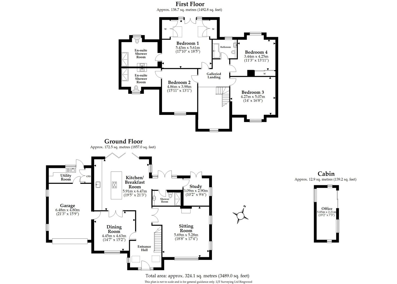 91, Beaufoys Avenue, Ferndown floorplan