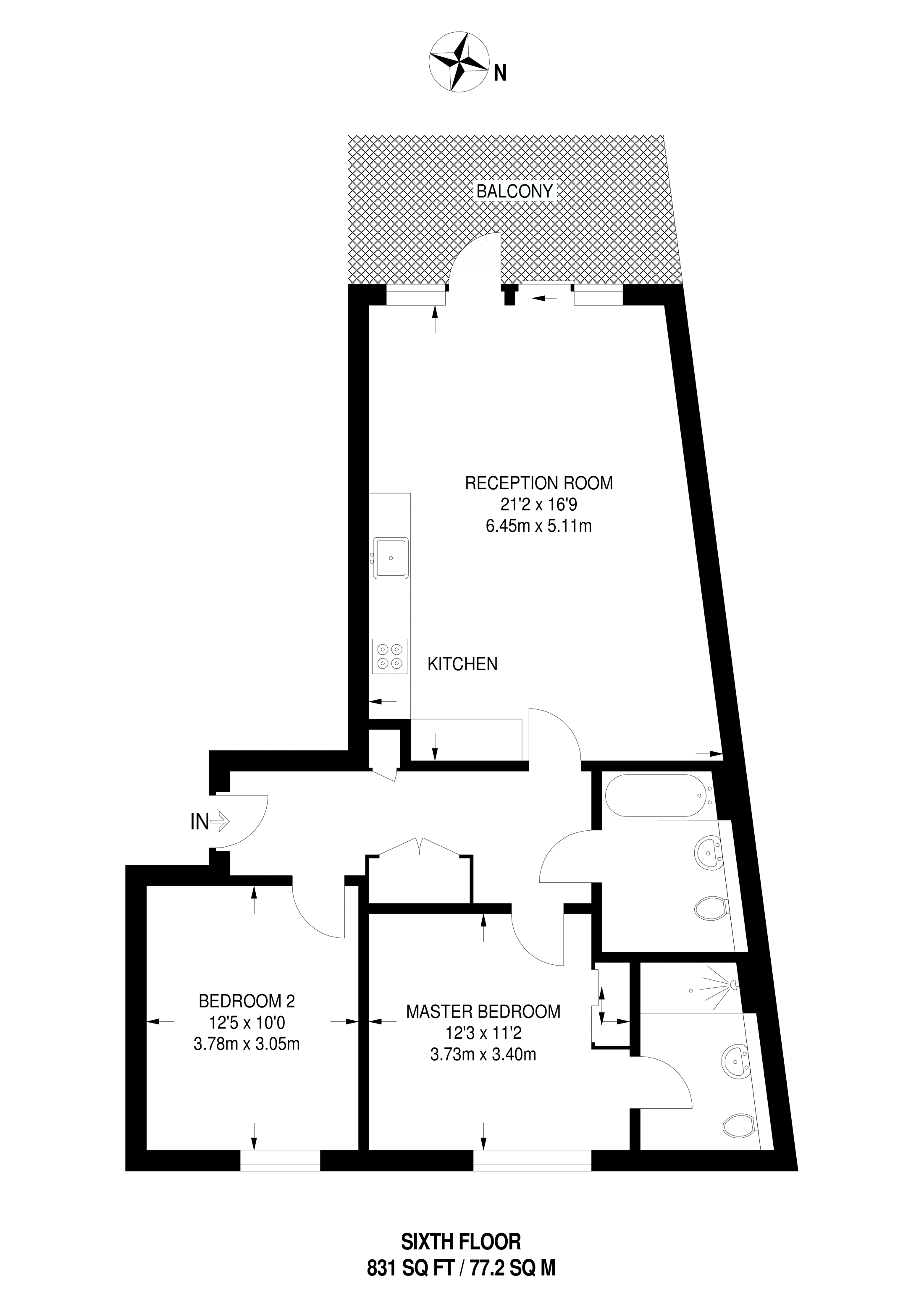 2 Bedrooms Flat to rent in Kew Bridge West, Kew Bridge TW8