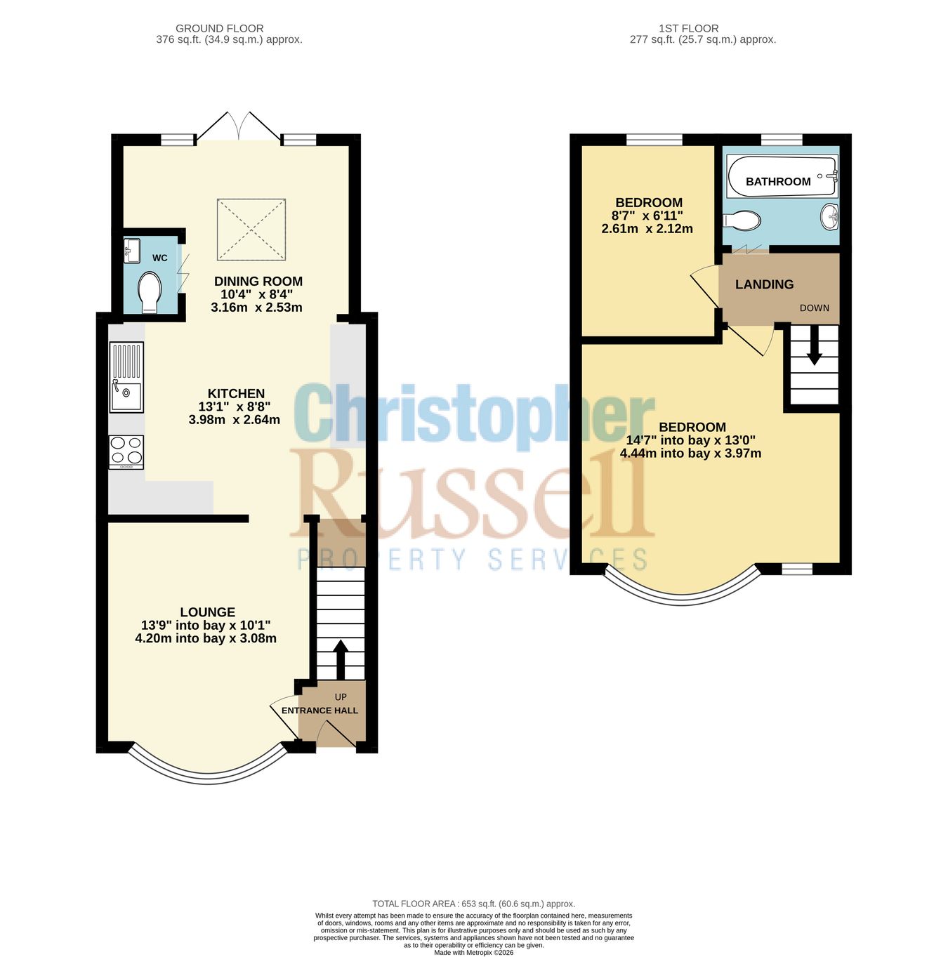 121, Lyndon Avenue, Sidcup floorplan
