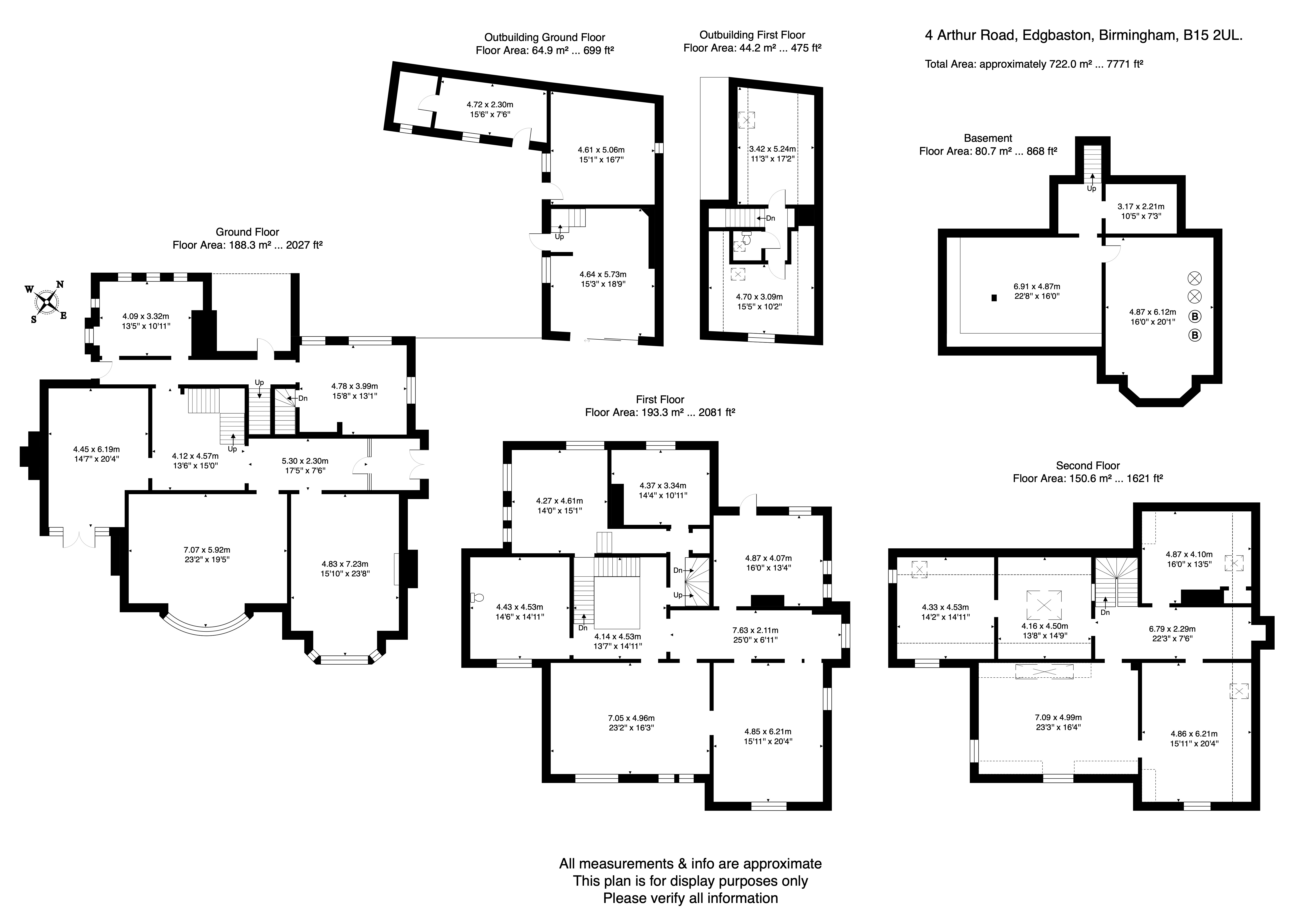 4, Arthur Road, Birmingham floorplan