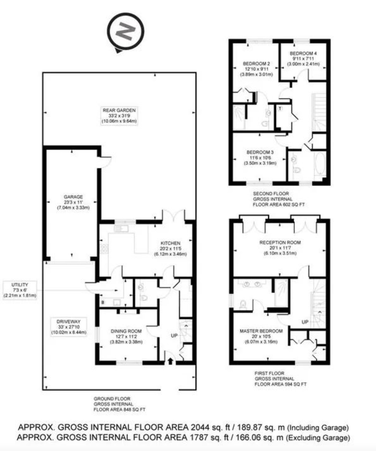 Trent Park 4 bed semi detached , Daffodil Crescent, Barnet floorplan