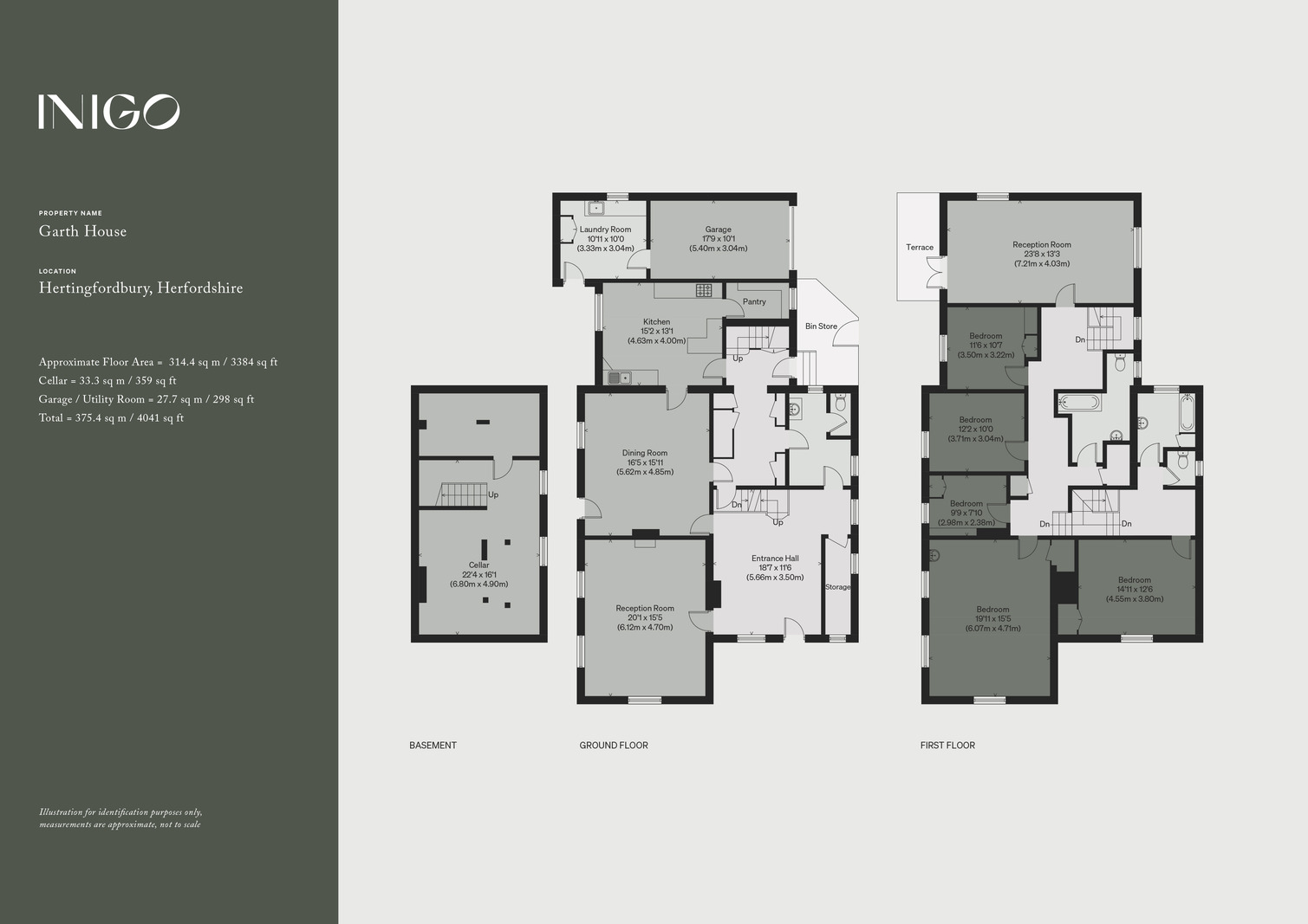 Garth House, Hertingfordbury Road, Hertingfordbury floorplan