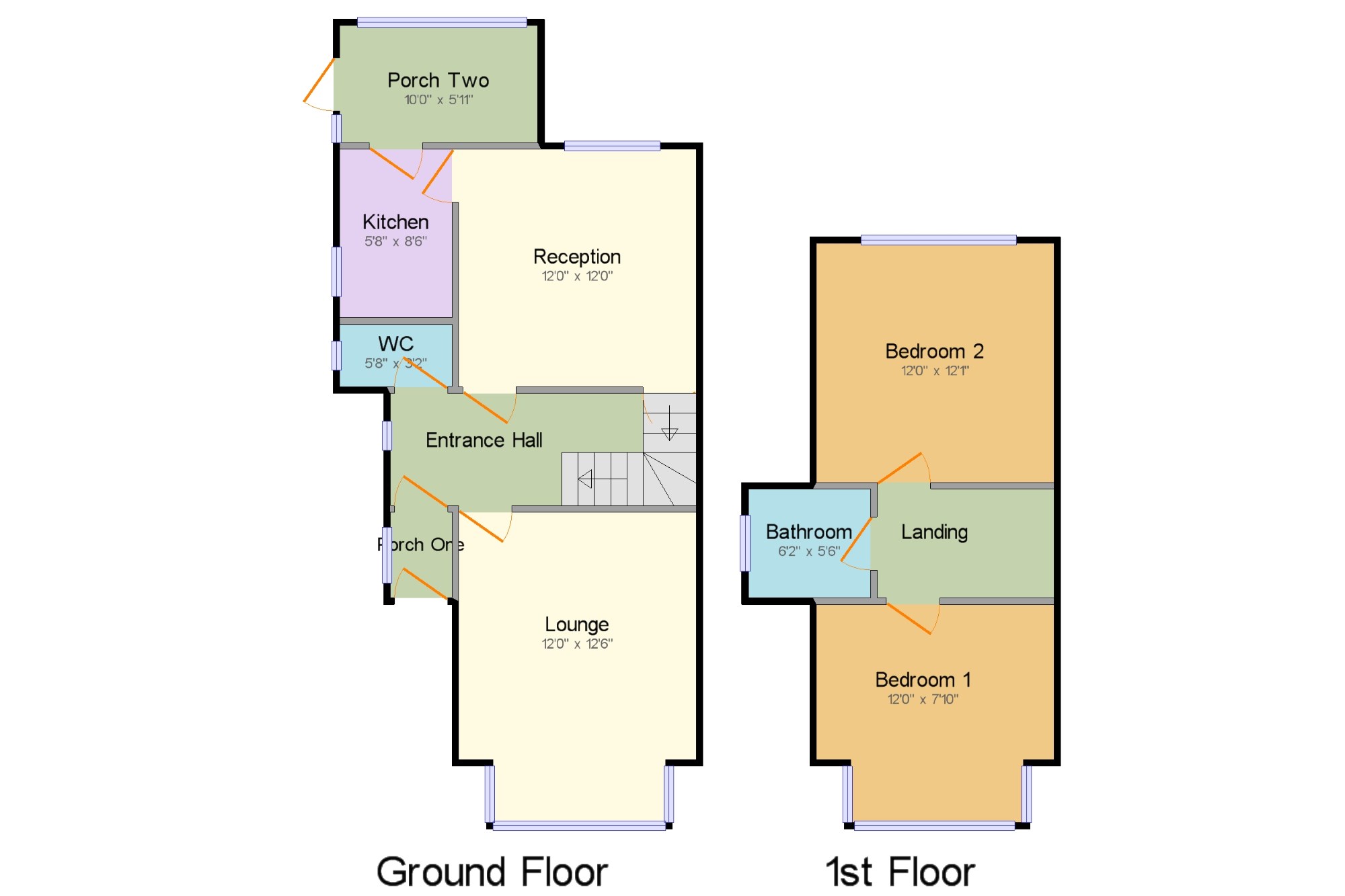 2 Bedrooms Semi-detached house for sale in Studholme Crescent, Penwortham, Preston, Lancashire PR1