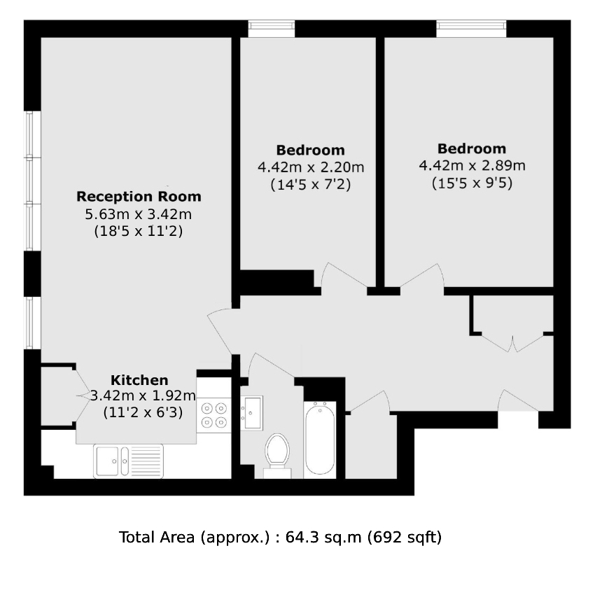 3 Goerge Mathers Road, London floorplan