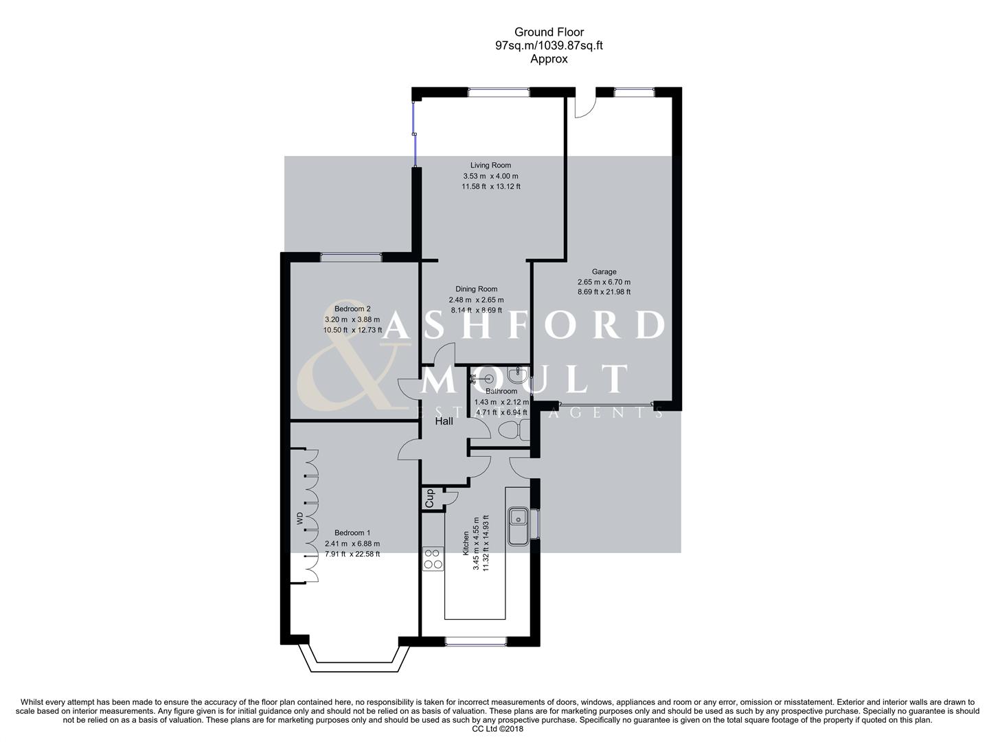 264, Park Road East, Nottingham floorplan