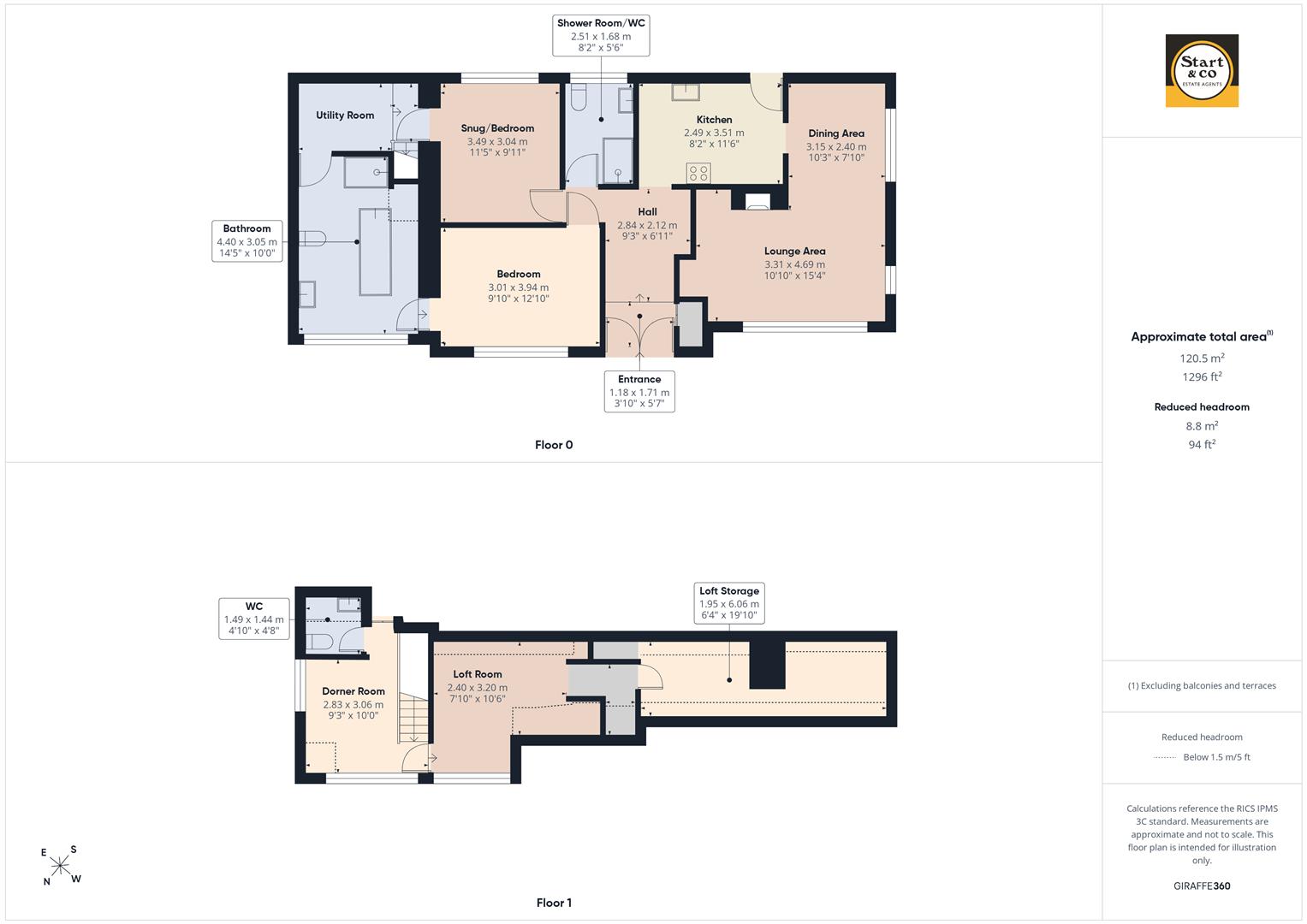 1, Bolowthas Way, Newquay floorplan