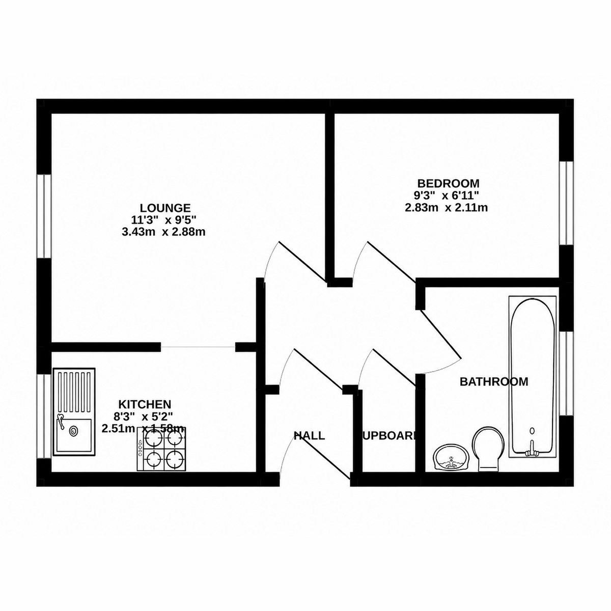 28, The Maltings, Swindon floorplan
