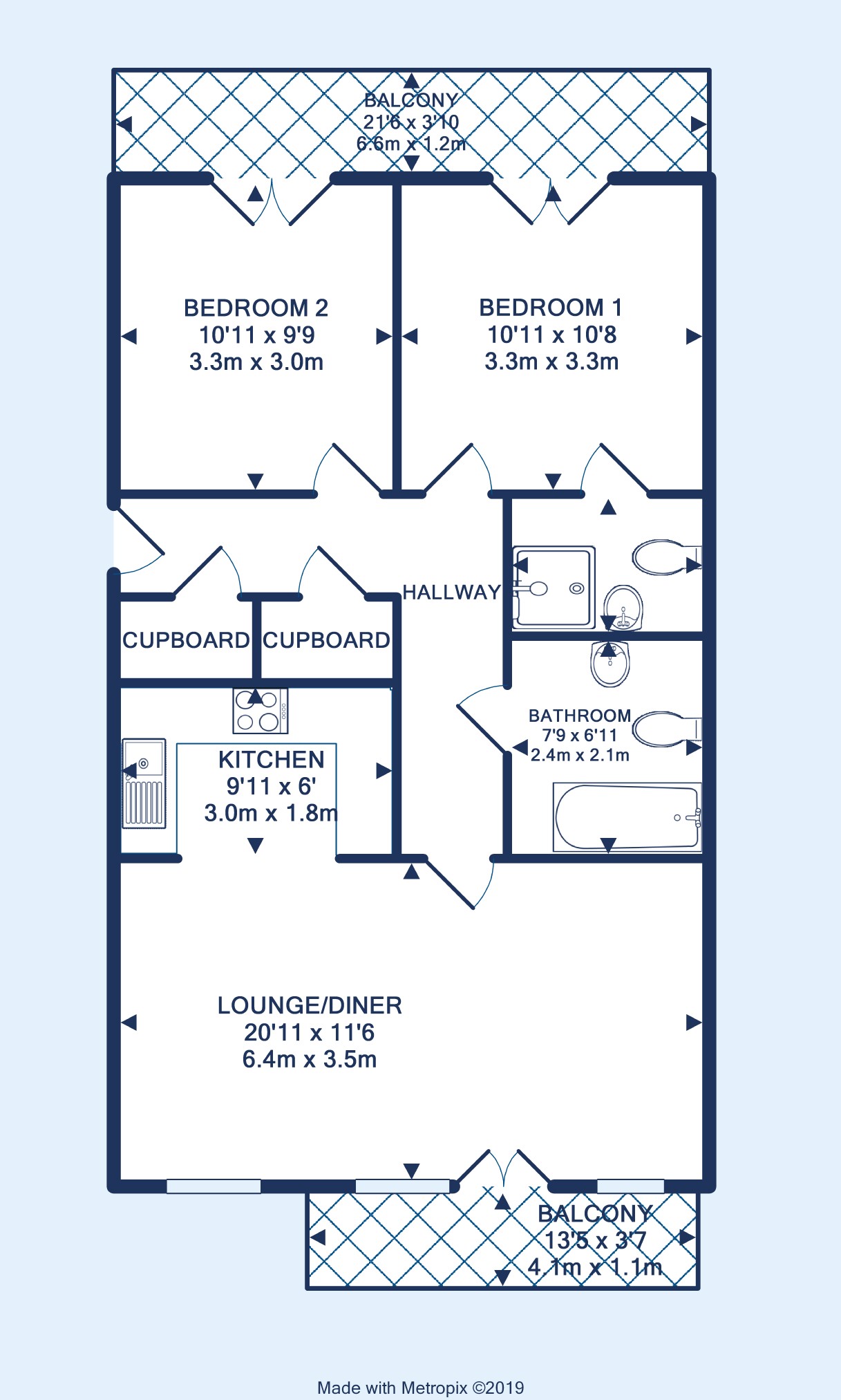 2 Bedrooms Flat for sale in Newfoundland Way, Portishead, North Somerset BS20