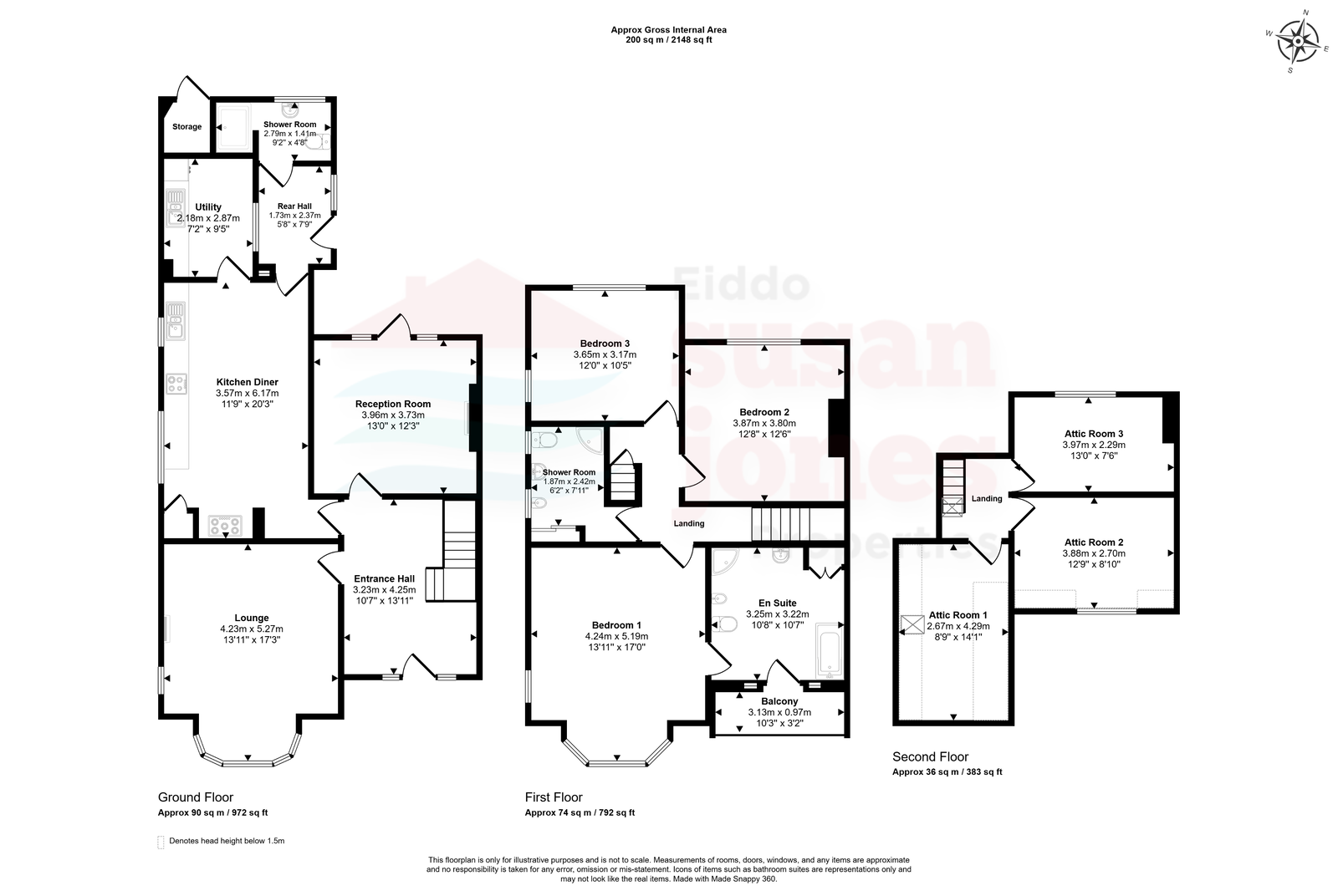 Y Garth, Ala Road, Pwllheli floorplan