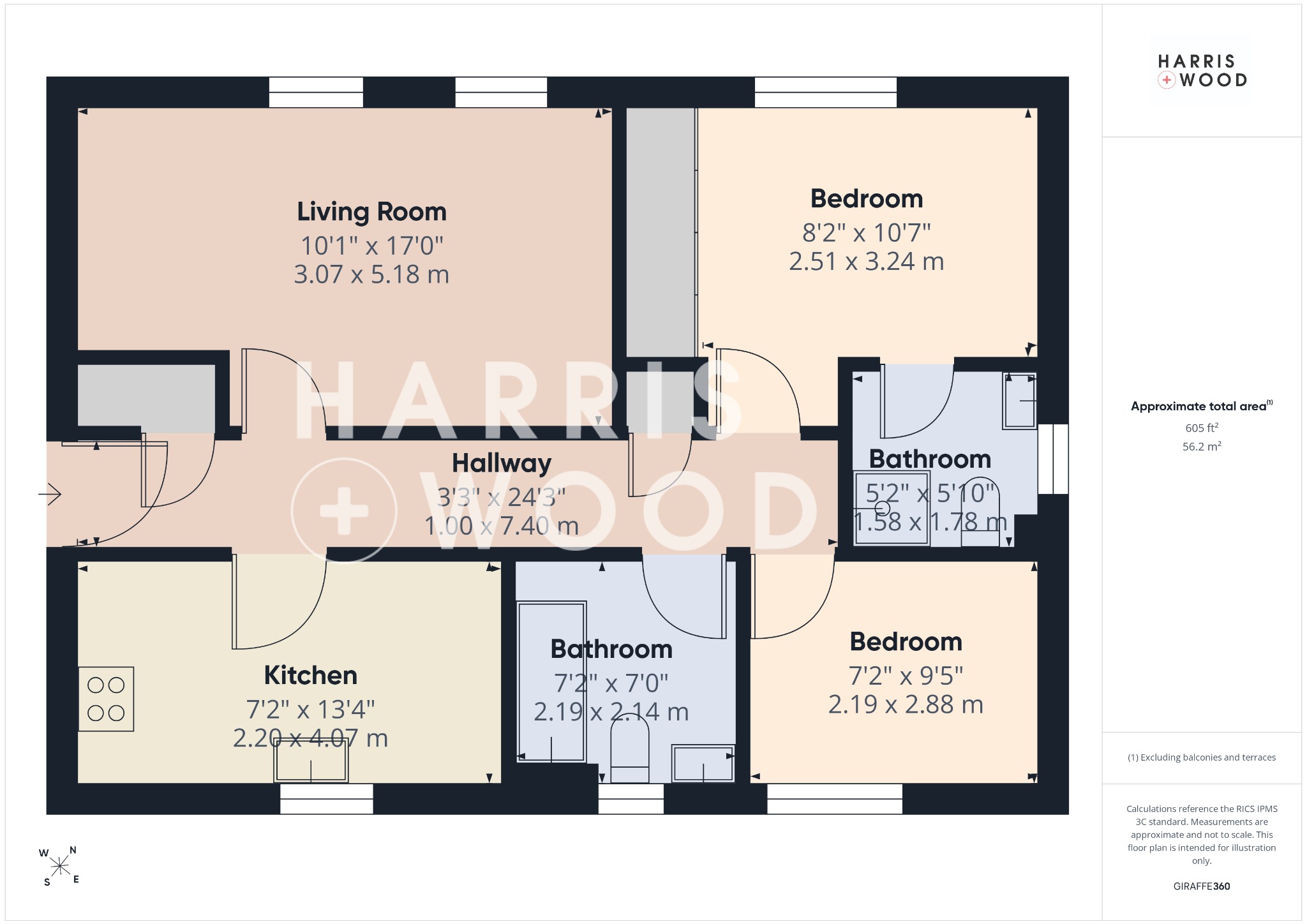 17 Brendon Court, Tiptree, Essex floorplan