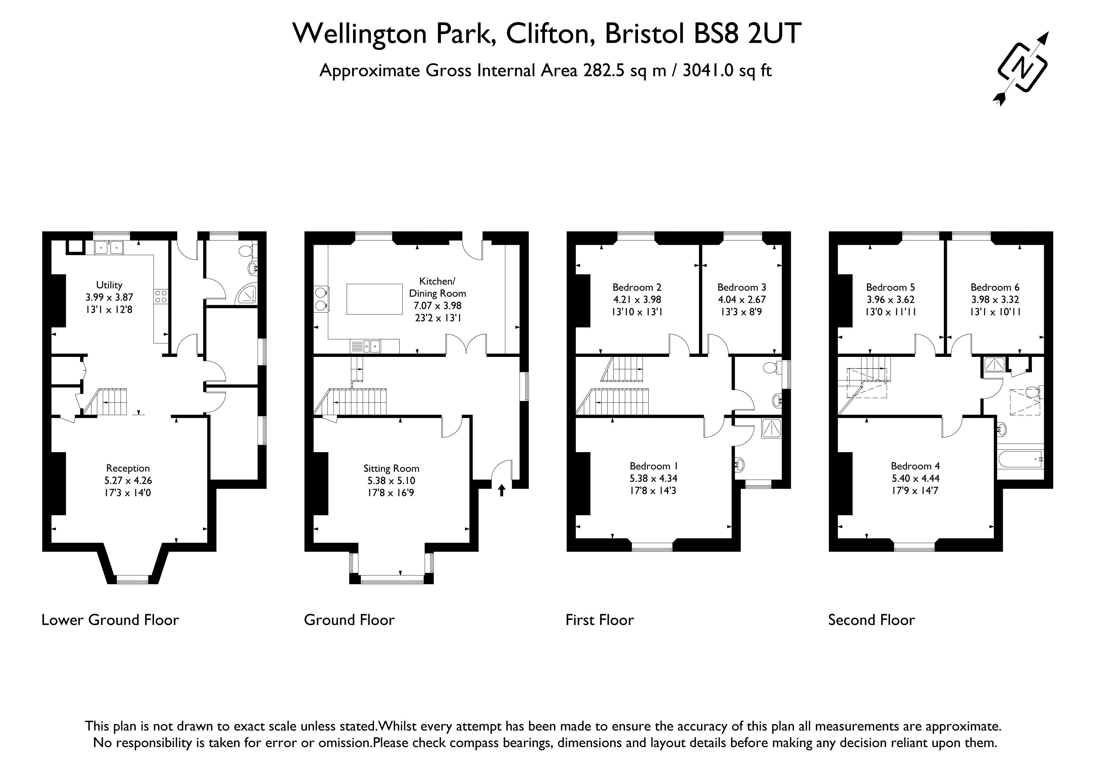 26, Wellington Park, Bristol floorplan