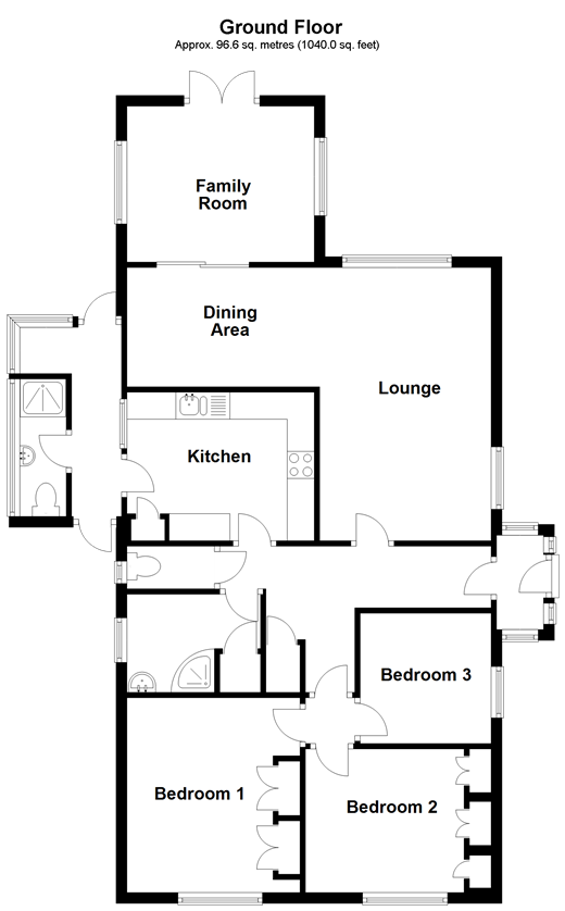 3 Bedrooms Detached bungalow for sale in Fairway, Littlehampton, West Sussex BN17