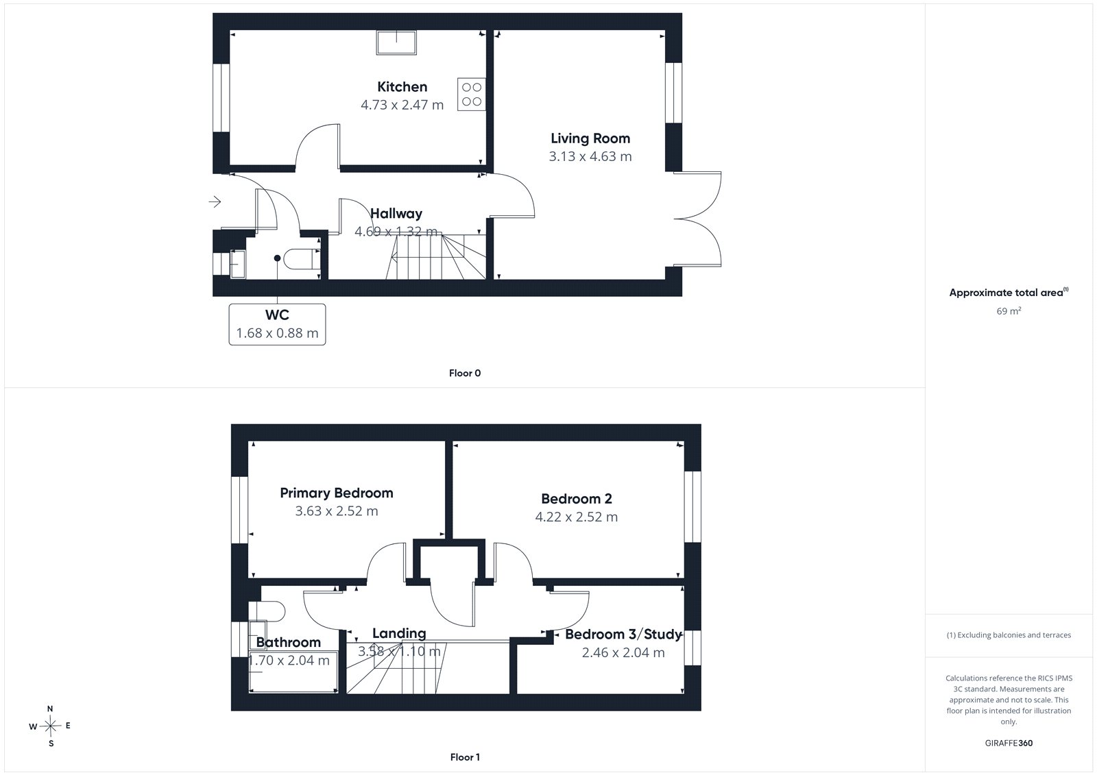 79, Haydock Drive, Cumbria floorplan