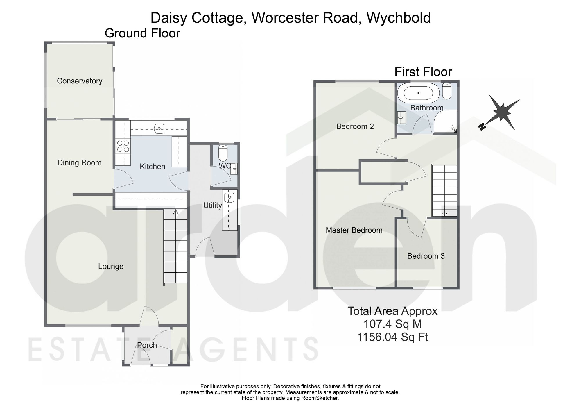Daisy Cottage Worcester Road, Droitwich floorplan